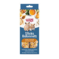 Living World - Bâtonnets à Gruger au Miel - Gâteries pour Hamsters