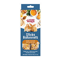 Living World - Bâtonnets à Gruger au Miel - Gâteries pour Lapins