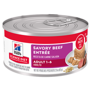 Hill's Science Diet - Chat Adulte Pâté de Boeuf - Nourriture Humide pour Chats