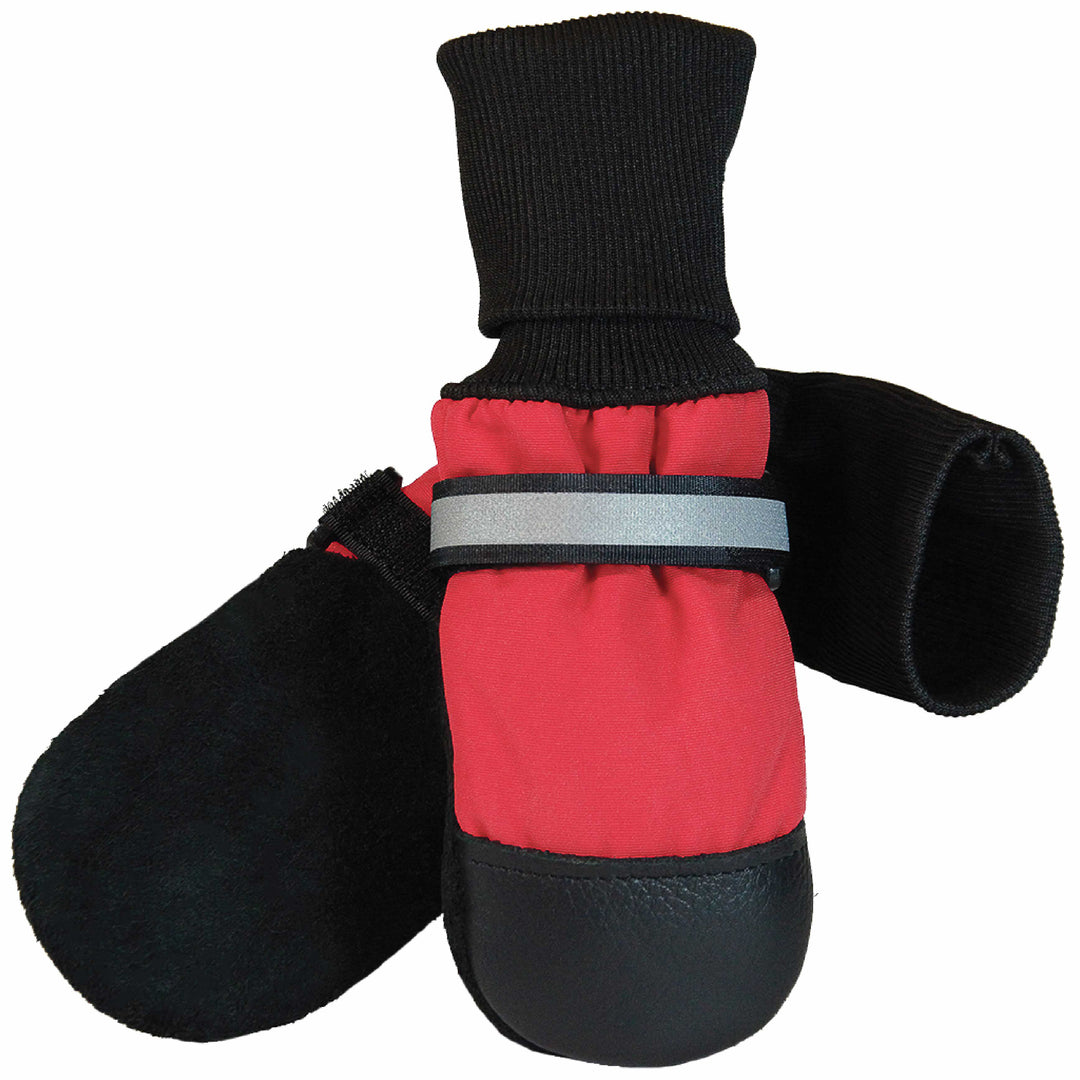 MUTTLUKS Bottes Fleece L Rouge x4