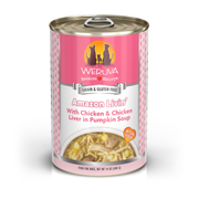 Weruva Classic - Amazon Liver - Poulet et Foie de Poulet dans une Soupe au Citrouille - Nourriture Humide Sans Grains pour Chiens