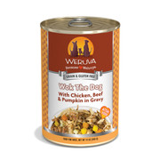 Weruva Classic - Wok the Dog! - Poulet, Boeuf et Citrouille en Sauce - Nourriture Humide Sans Grains pour Chiens