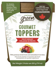Living World Green - Gourmet Toppers Mélange de Fruits - Gâteries pour Rongeurs