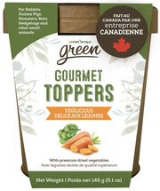Living World Green - Gourmet Toppers Délice aux Légumes - Gâteries pour Rongeurs