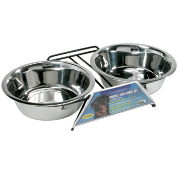 *DOGIT Ensemble 2 Bols Inox 2x68oz XL
