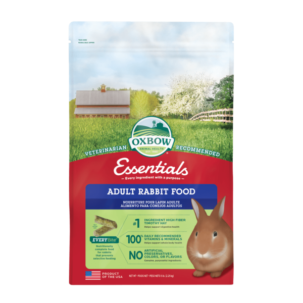 Oxbow Essentials - Nourriture pour Lapins Adultes - Nourriture pour Lapins