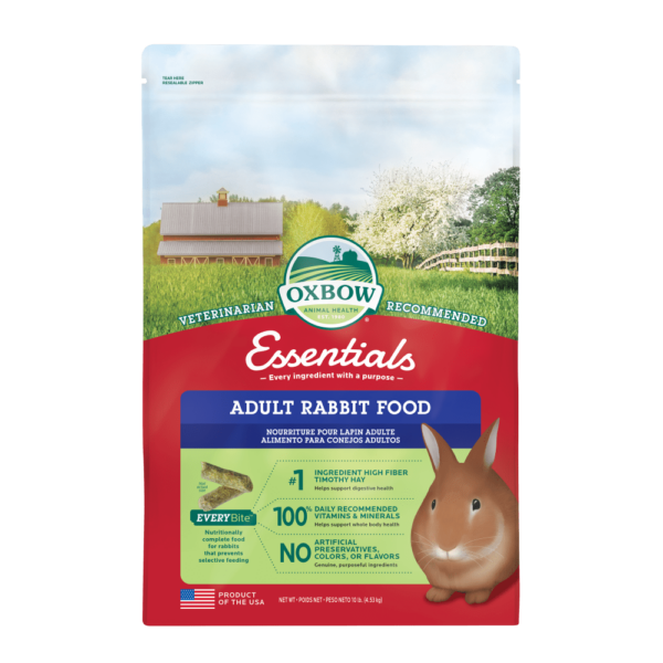 Oxbow Essentials - Nourriture pour Lapins Adultes - Nourriture pour Lapins