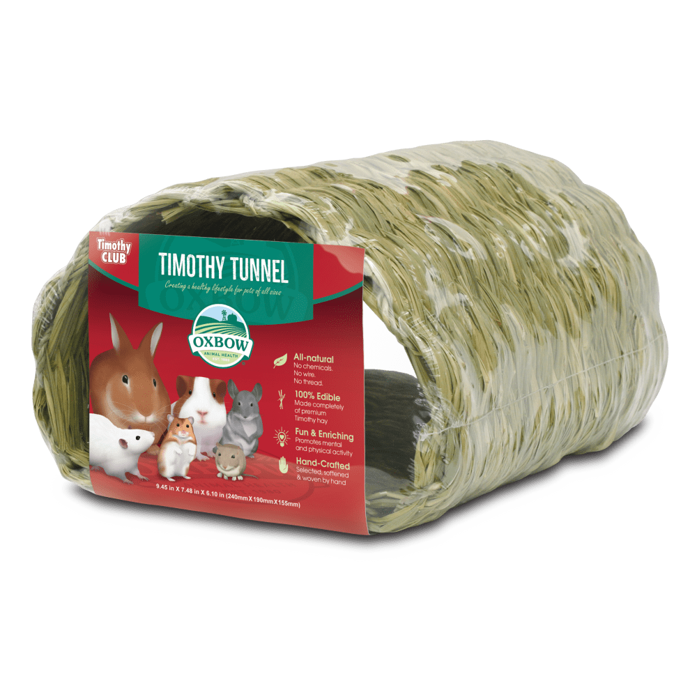 Oxbow Timothy Club - Tunnel en Foin Timothy - Cachette pour Rongeurs