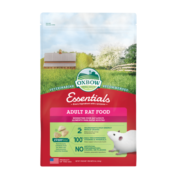 Oxbow Essentials - Nourriture pour Rats Adultes - Nourriture pour Rongeurs