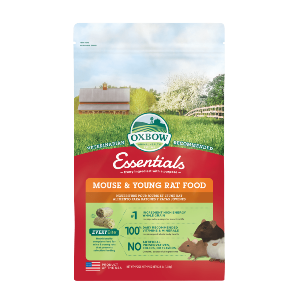 Oxbow Essentials - Nourriture pour Souris et Jeunes Rats - Nourriture pour Rongeurs