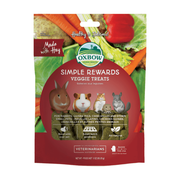 OXBOW SIMPLE REWARDS Gâteries Rongeur Légumes 2oz