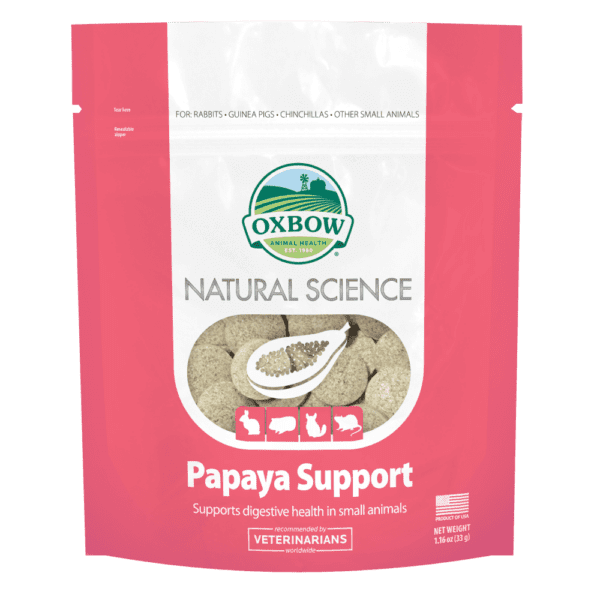 Oxbow Natural Science - Supplément Digestif à la Papaye - Supplément pour Rongeurs