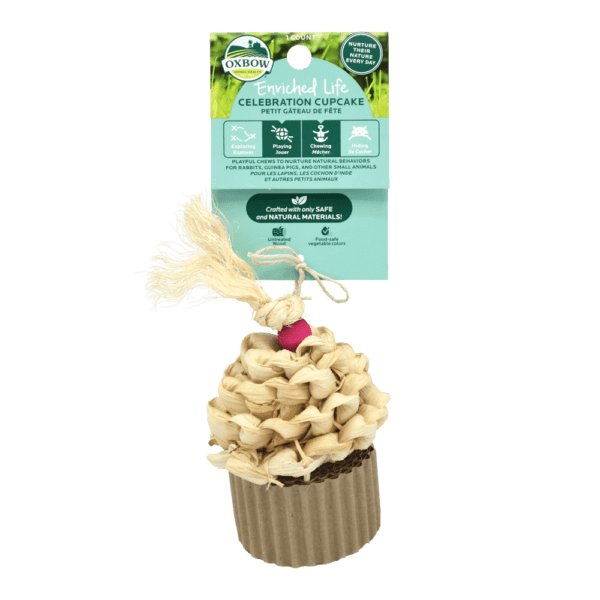 Oxbow Enriched Life - Gâteau de Fête - Jouet à Mâcher pour Rongeurs