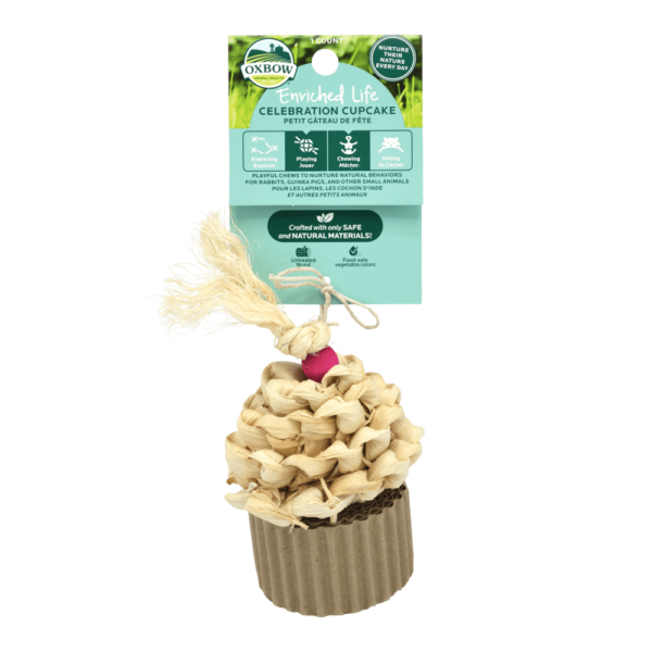 Oxbow Enriched Life - Gâteau de Fête - Jouet à Mâcher pour Rongeurs