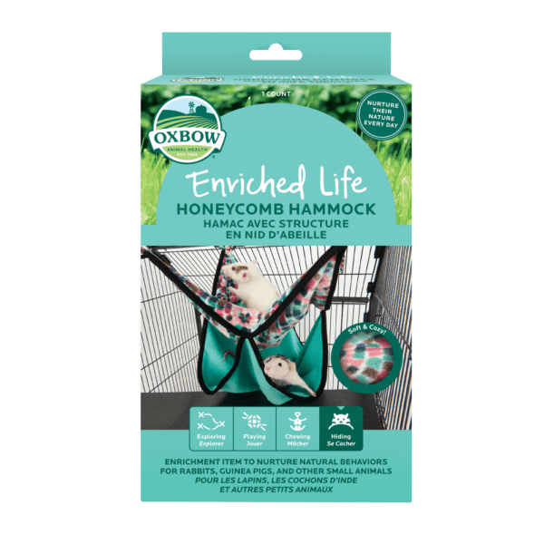 OXBOW Cachette Hamac/Structure en Nid d'Abeille pour Rongeur