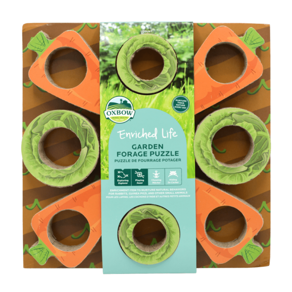 Oxbow Enriched Life - Casse-Tête de Fourragement Potager - Jouet pour Rongeurs