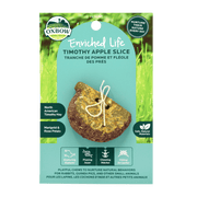 Oxbow Enriched Life - Tranche de Pomme en Fléole des Prés - Jouet à Mâcher pour Rongeurs