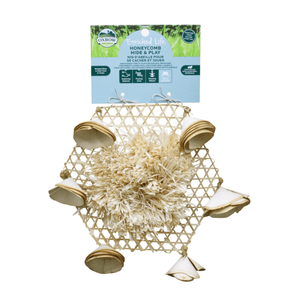 Oxbow Enriched Life - Nid d'Abeille Honeycomb Hide & Play - Jouet pour Rongeurs