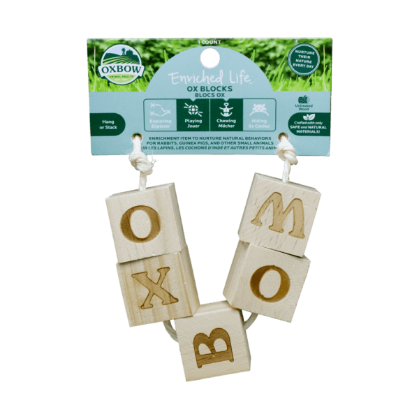 Oxbow Enriched Life - Blocs Ox Blocks - Jouet pour Rongeurs