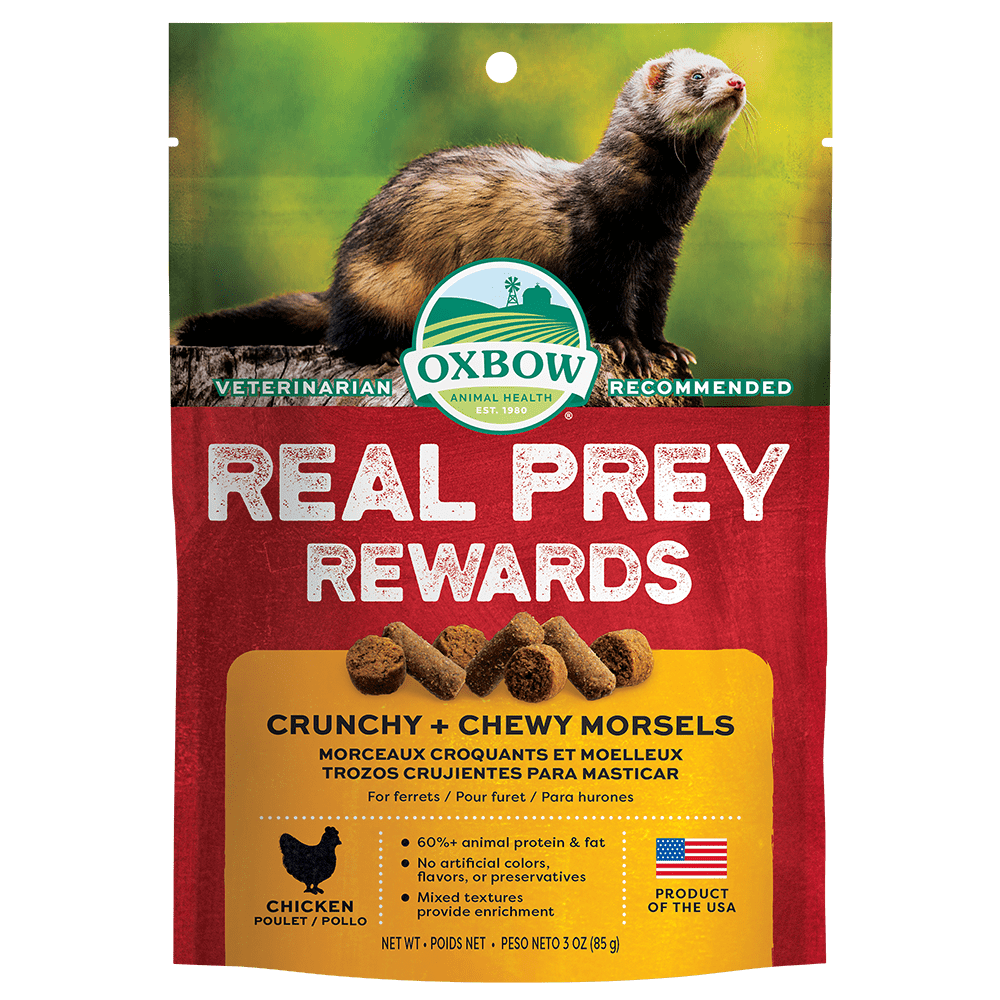Oxbow Real Prey Rewards - Saveur de Poulet - Gâteries pour Furets
