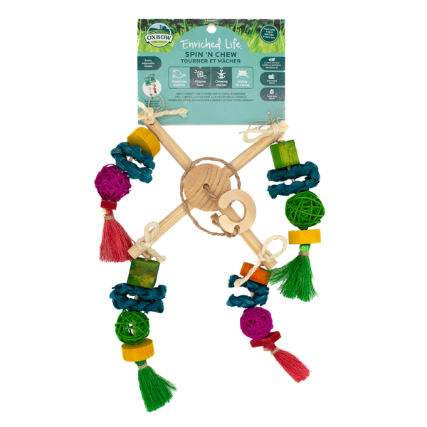 Oxbow Enriched Life - Jouet Rotatif Spin 'n Chew - Jouet pour Rongeurs