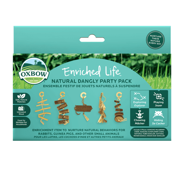 Oxbow Enriched Life - Ensemble Festif de Jouets Naturels - Jouet à Mâcher pour Rongeurs