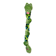Kong - Knots Serpent - Jouet en Peluche avec Couineur pour Chiens