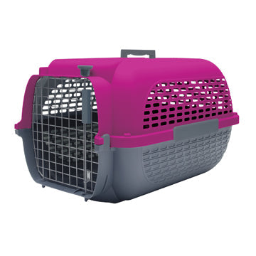 *DOGIT VOYAGEUR Cage Anthracite & Fuchsia M