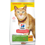 Voir l’image dans la galerie, Hill's Science Diet - Senior Vitalité, Poulet et Riz - Nourriture Sèche pour Chats Adultes 7+ Ans