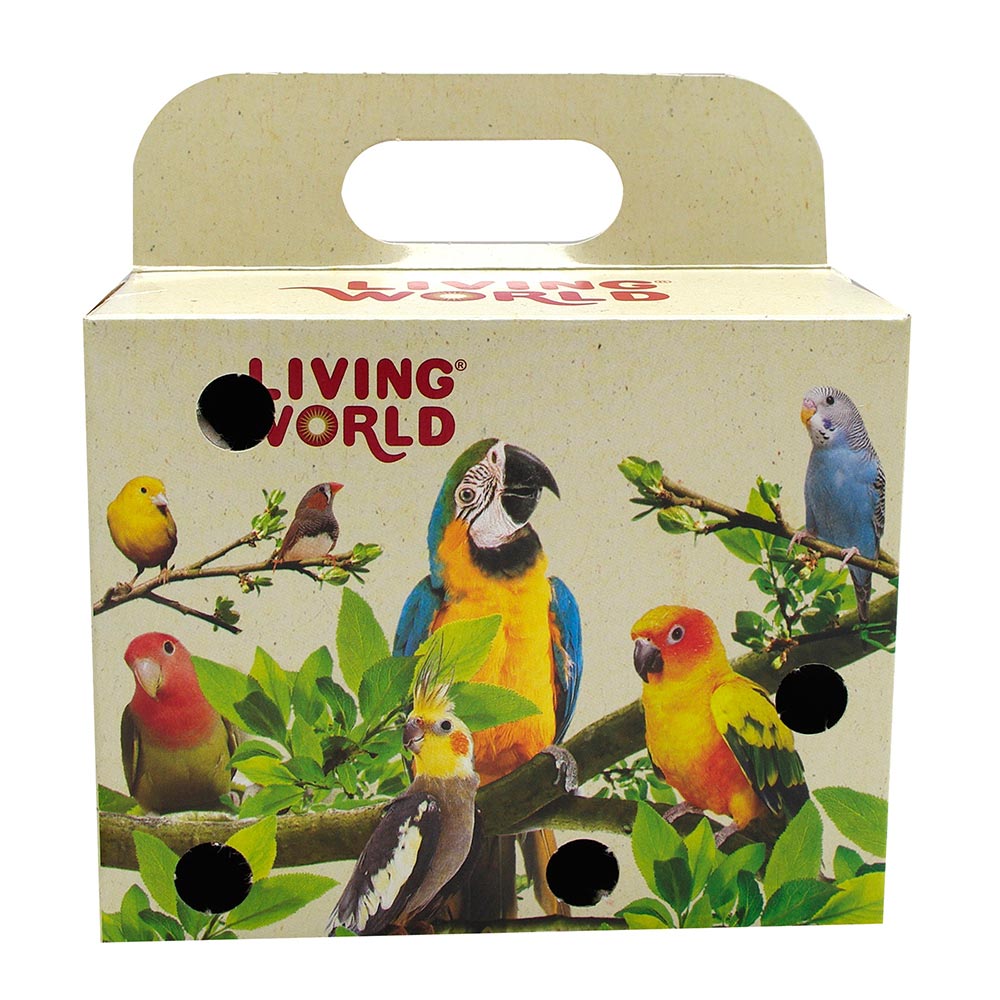 Living World - Boîte de Transport en Carton - Transport pour Oiseaux