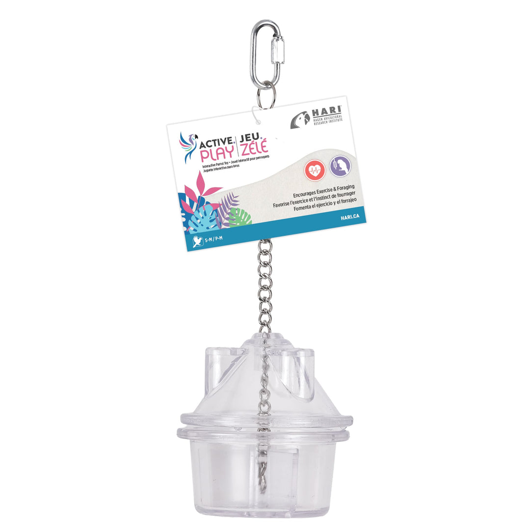 Hari Active Play - Hutte Suspendue - Jouet pour Oiseaux