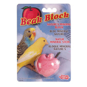 LW Gâteries Bloc Minéral Petits Oiseaux Pomme Rouge