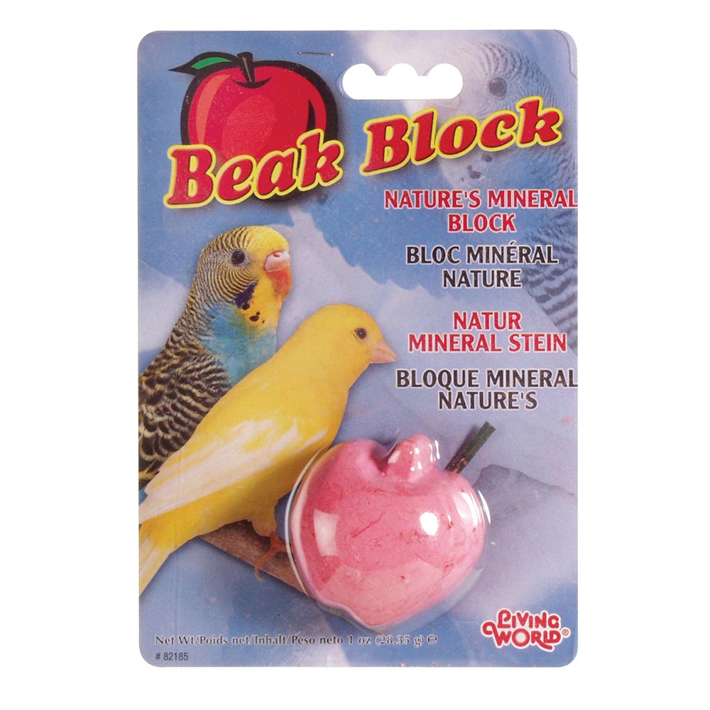 Living World - Bloc Minéral pour Petits Oiseaux - Gâteries pour Oiseaux