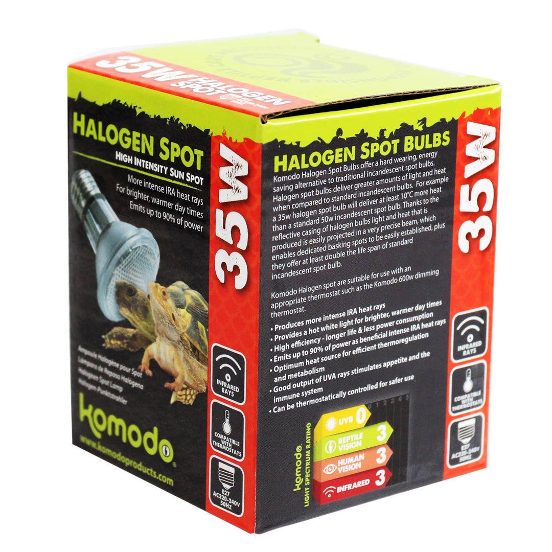 *KOMODO Ampoule Halogène ES 35W pour Reptiles