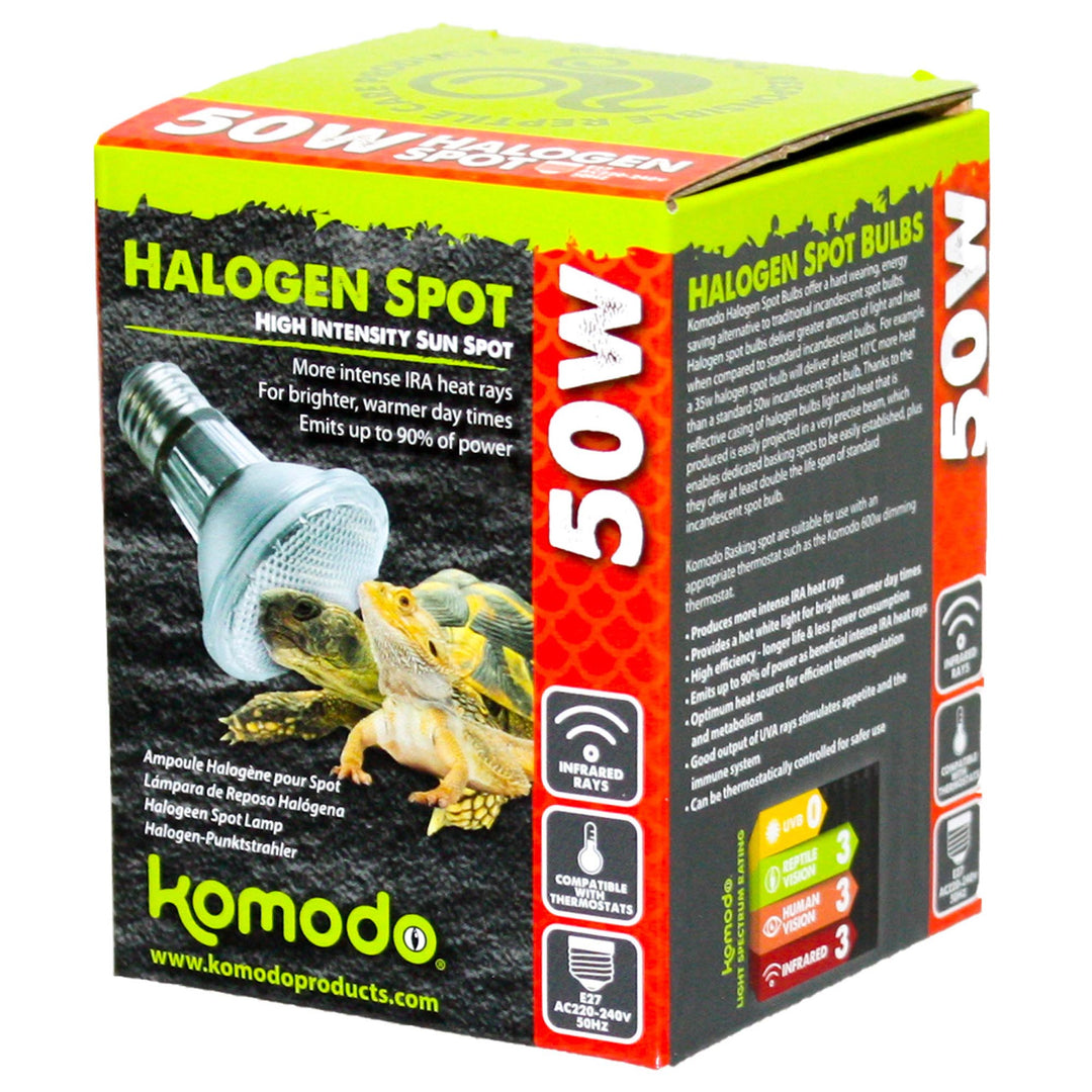 *KOMODO Ampoule Halogène ES 50W pour Reptiles