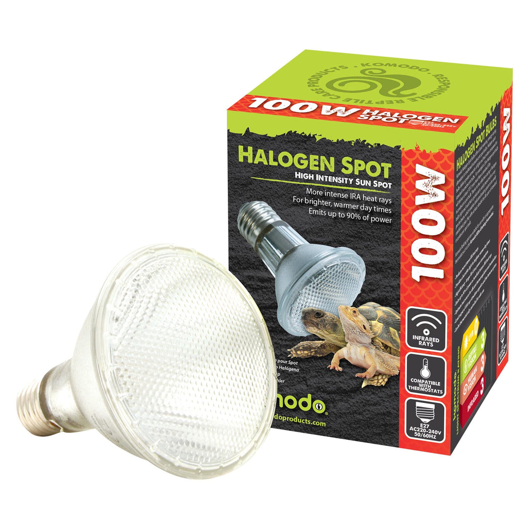 KOMODO Ampoule Halogène ES 100W pour Reptiles