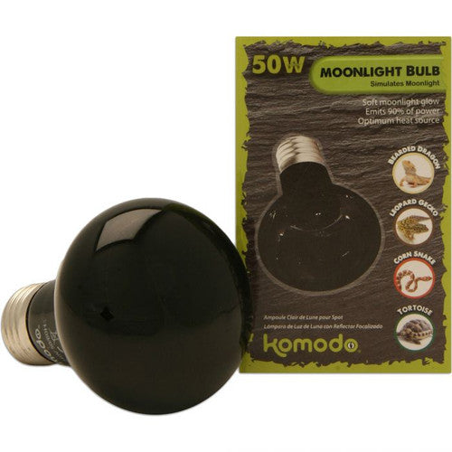 *KOMODO Ampoule de Nuit 50W pour Reptiles