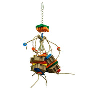FUNMAX Jouet Oiseaux Cow-Boy 12x4