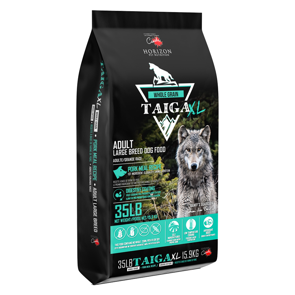 HORIZON TAIGA GRAINS ENTIERS Chien GR Porc 15.9kg