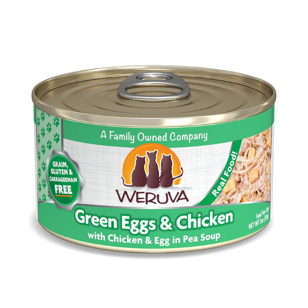 Weruva Classic - Green Eggs & Chicken - Poulet et Oeuf dans une Soupe aux Pois - Nourriture Humide Sans Grains pour Chats