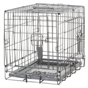 Dogit - Cage Grillagée à 2 Portes avec Séparateur - Cage pour Chiens