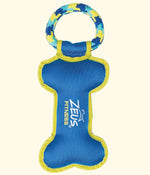Voir l’image dans la galerie, Fitness Zeus - Os avec Corde 30.5 cm - Jouet à Tirer en Nylon Robuste pour Chiens