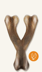 Voir l’image dans la galerie, Nosh Zeus - Jouet à Mâchonner Robuste en Forme d’Os du Bonheur, Arôme de Poulet pour Chiens