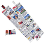 Kong - Rouleau de Journal Quotidien 90 cm de Long avec 6 Couineurs - Jouet de Tiraillement pour Chiens