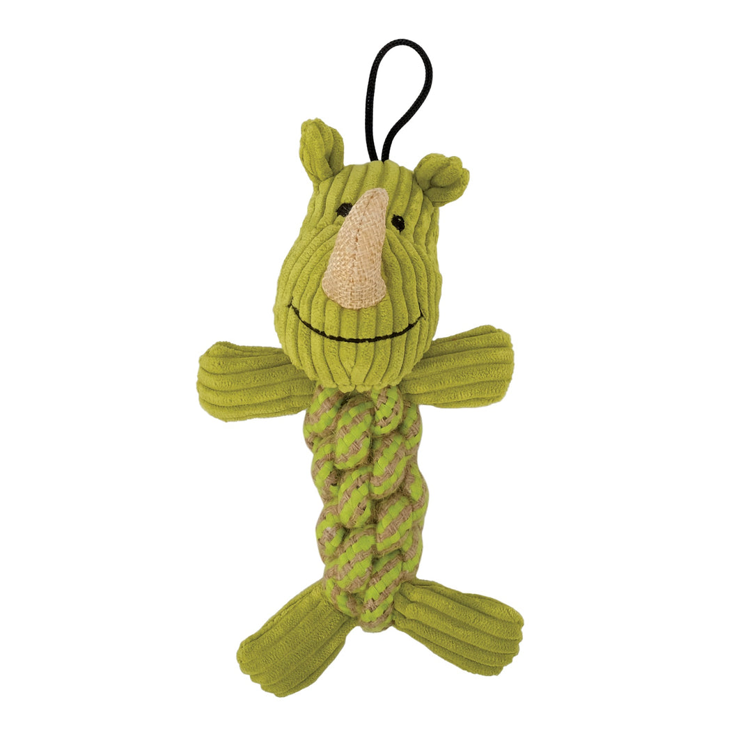Mojo Naturals Zeus - Copains avec Cordes Torsadées 17 cm - Jouet en Peluche pour Chiens