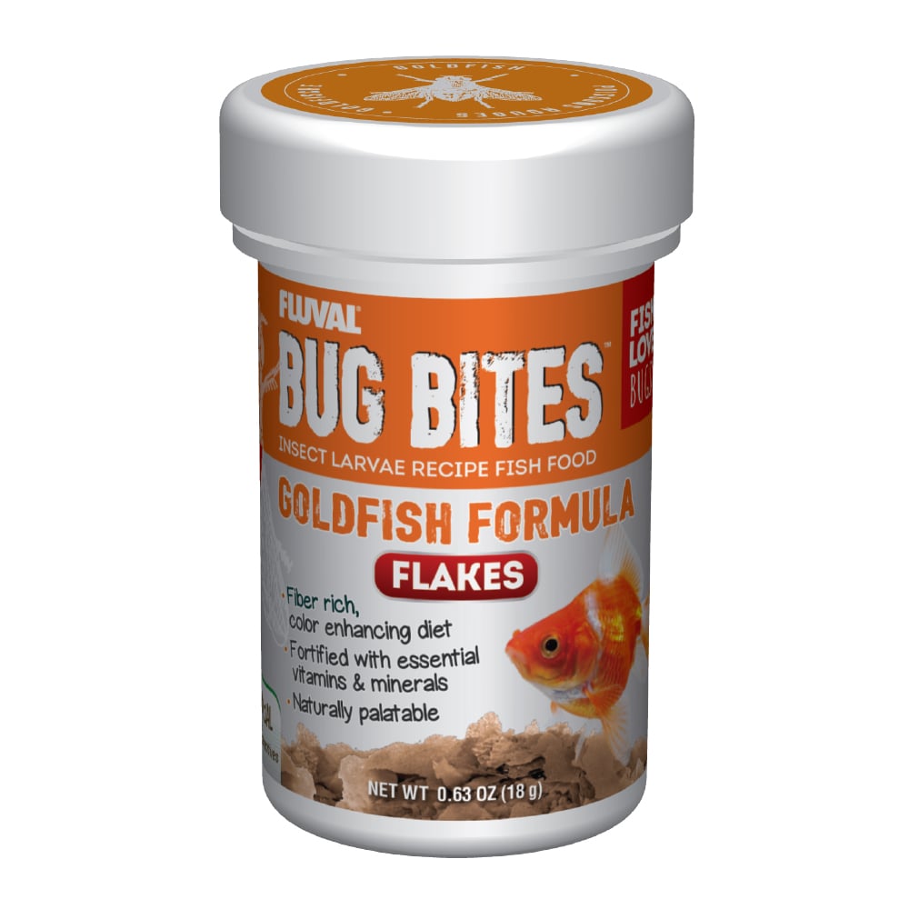 Fluval Bug Bites - Flocons pour Poissons Rouges - Nourriture pour Poissons