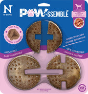 N-Bone Paw-ssemble - Bacon Croustillant - Gâteries Interactive à Mâcher pour Chiens