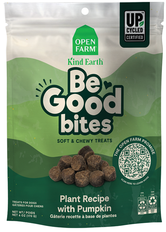 Open Farm Be Good Bites - Base de Plantes et Citrouille - Gâteries Tendres pour Chiens