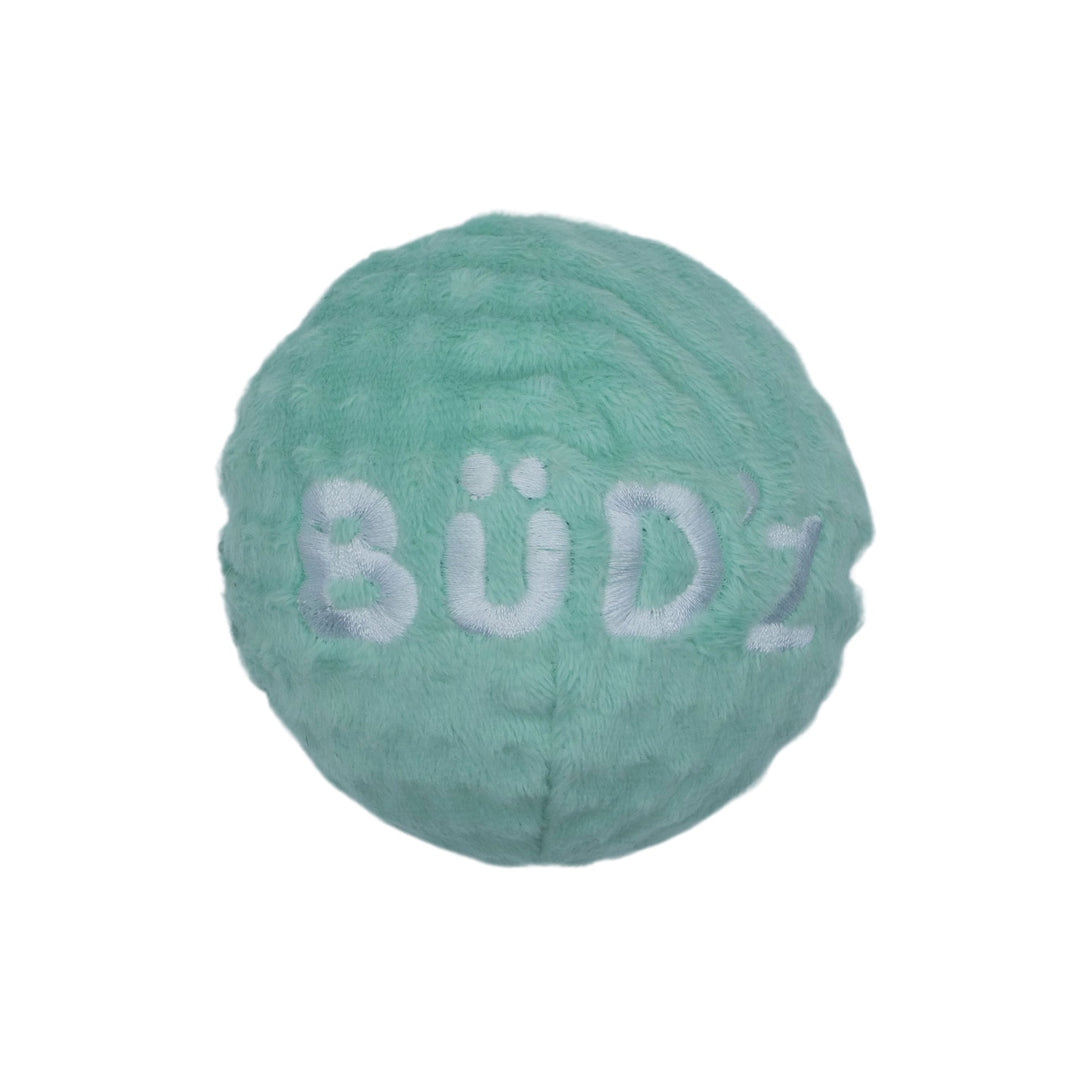 BüD'z - Jouet Balle à Pointes Enveloppée en Caoutchouc pour Chiens, 8.5 cm