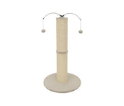 BüD'z - Griffoir Sisal et Jeu Tourniquet pour Chats, Gris Pâle
